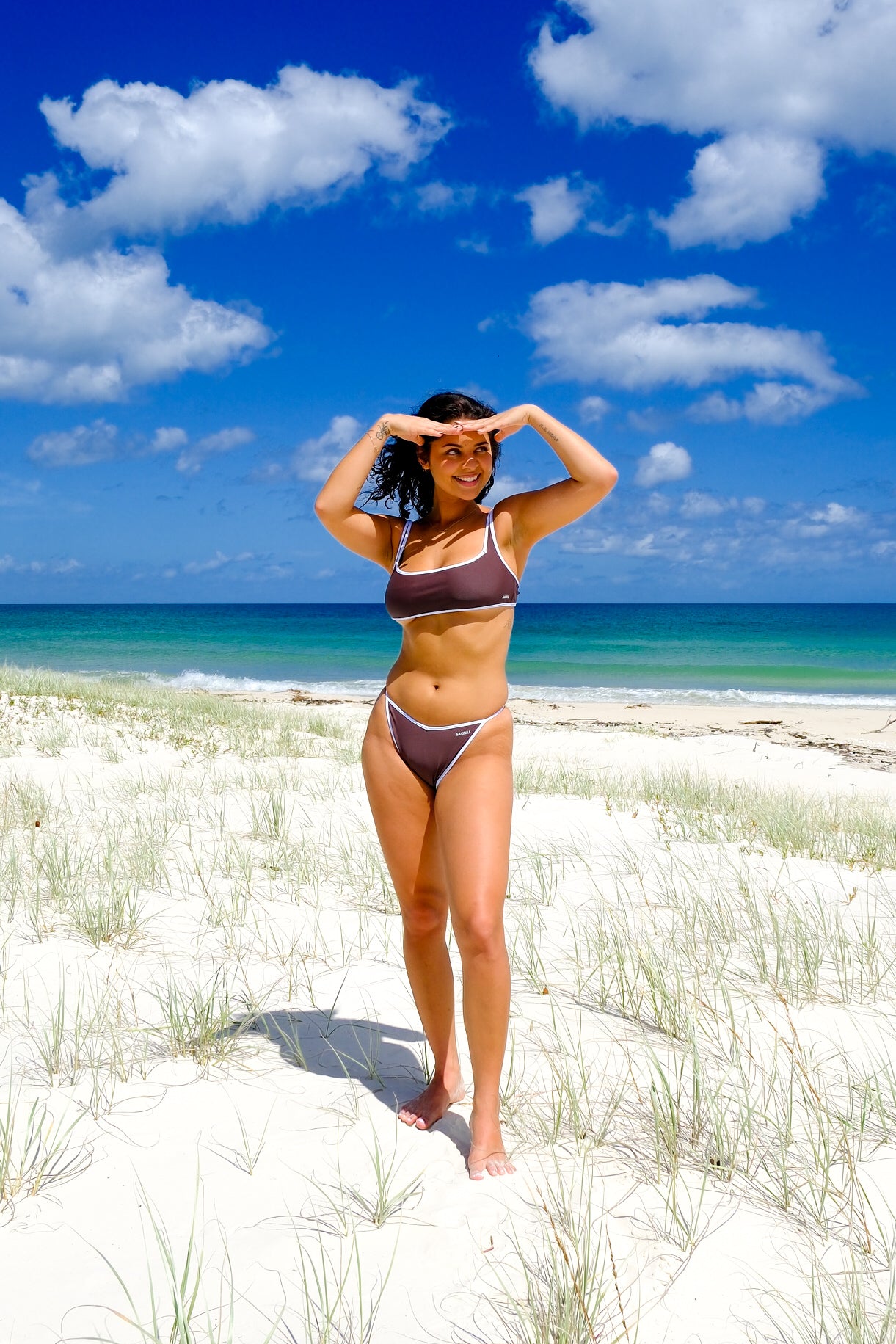 BROOKE TOP - TRUFFLE