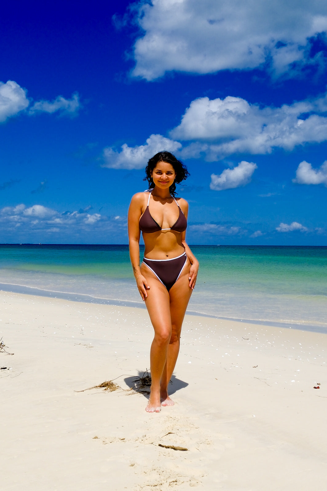 KELLIE TOP - TRUFFLE