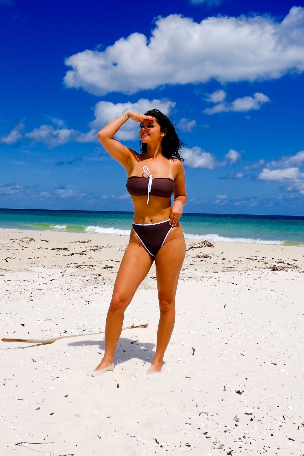 AUDREY TOP - TRUFFLE