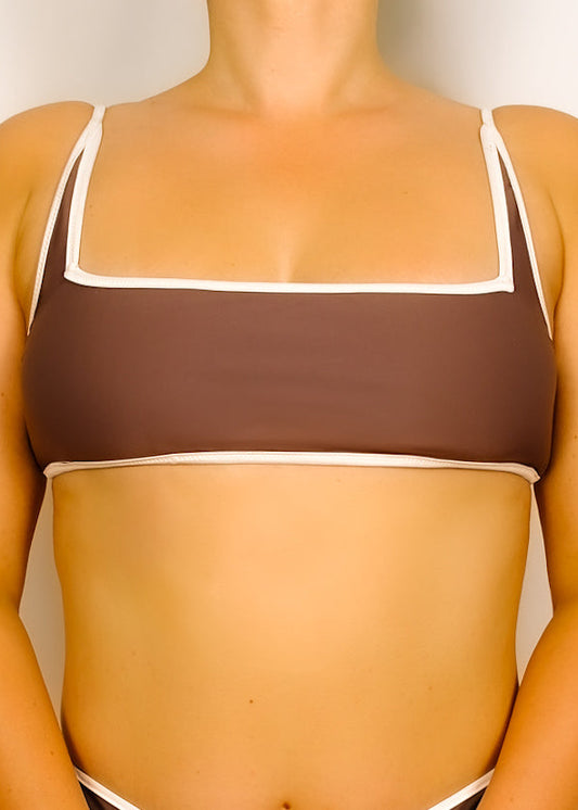 BROOKE TOP - TRUFFLE